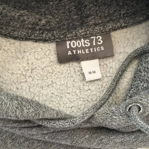 Roots 73 Athletics Original hooded kangaroo 80% Cotton Hoodie | Gray | Size M - Picture 7 of 8